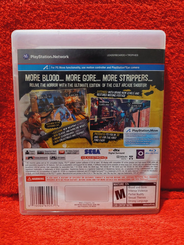 The House Of The Dead Overkill Extended Cut Ps3 Completo (Usado)