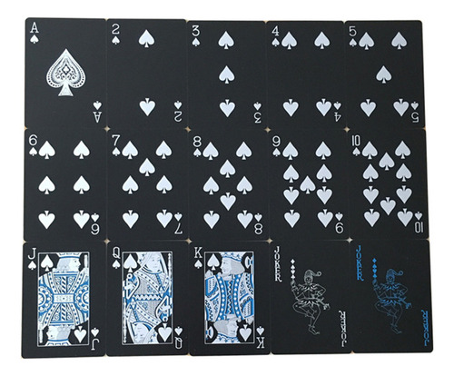 Mz Cartas De Póquer De Plástico For Fiestas Y Viajes