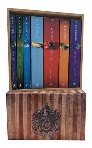 Pack Harry Potter Saga Completa  1-7 Mas Caja  Slytherin