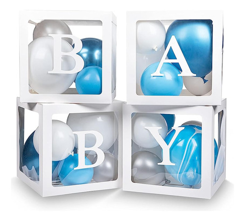 Cajas Bebe Con 12 Letras Para Baby Shower Decoraciones Baby