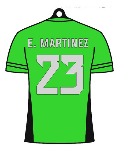 Llaveros Camiseta Dibu Martinez Argentina Futbol X 30