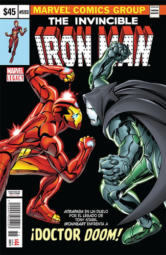 Marvel Comics The Invincible Iron Man #593 Var 593 Ironman