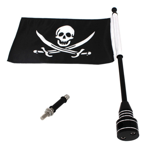 Asta De Bandera De Motocicleta Ajuste Universal Para Harley