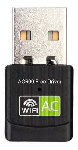 Adaptador Antena Wifi Usb Dual Band 2.4g Y 5g 600 Ghz