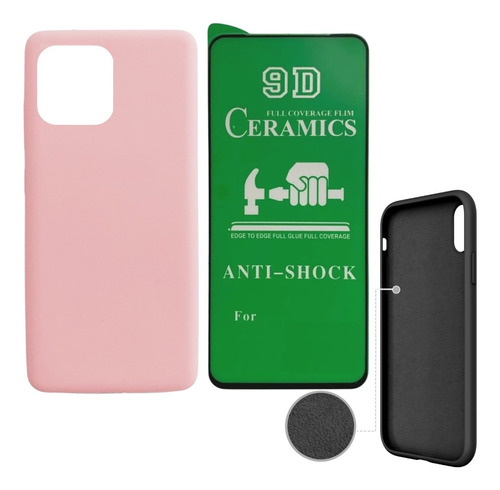 Estuche Silicone Case + Cerámica Flexible Para Samsung 