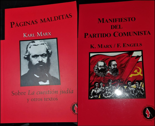 Lote X2 Marx - Pensamiento Socialista - Manifiesto Páginas