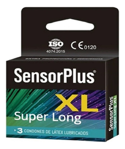 Condón Sensorplus - Caja De 3 Unidades - Xl