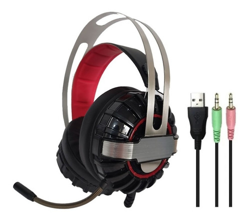 Imagen 1 de 7 de Diadema Gamer Ly806 Con Súper Bajos