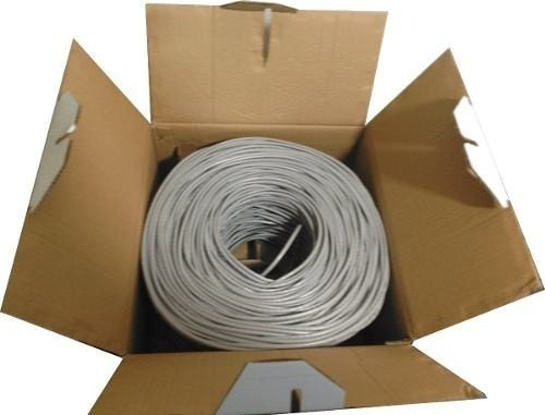 Cable Utp Cat 5e Amp Bobina 305 Metros Interior Puro Cobre