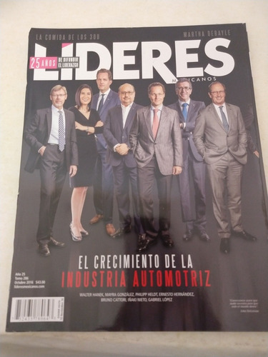 Revista Líderes El Crecimiento De La Industria Automotriz