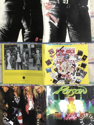 Rolling Stones + Ramones + Poison  Lote 3 Cd Oferta Excelent