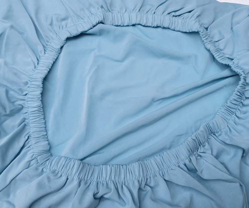 Funda Elástica Extraíble Y Lavable Para Silla De Comedor Azu