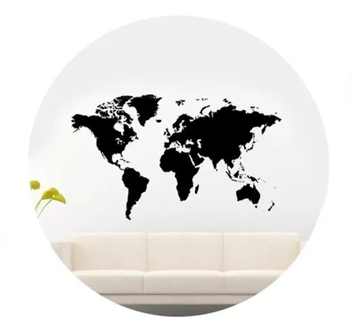 comprar Vinilos Decorativos Mapamundi Mapa Del Mundo 105 X 59 Cm