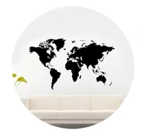 Comprar Vinilos Decorativos Mapamundi Mapa Del Mundo 105 X 59 Cm