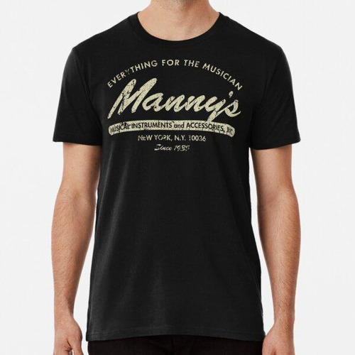 Remera Música De Manny 1935 Algodon Premium