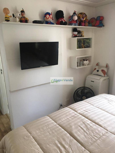 Imagem 16 de 17 de Apartamento Com 3 Dormitórios, 1 Suíte, 2 Vagas De Garagem À Venda, No Condomínio Fatto Quality 83 M² Por R$ 550.000 - Vila Augusta - Guarulhos/sp - Ap0236
