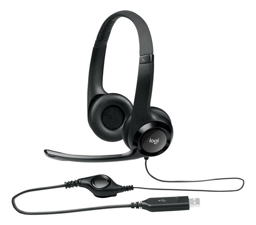 Auriculares con cable USB Logitech H390 con cojines