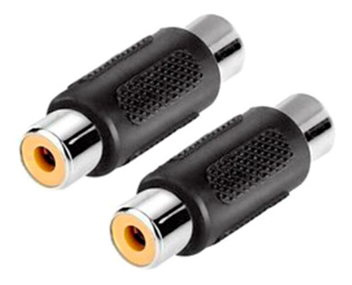 L3nz Conector Empalme Rca Doble Hembra (02 Unidades)