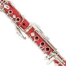 Clarinete Parquer Rojo En Sib De Abs Con Estuche