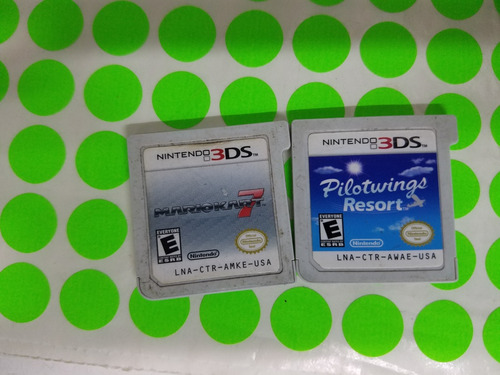 Mario Kart 7 Y Pilotwings Para Nintendo 3ds Suelto Fisico 