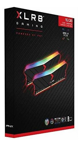Memoria Ram De Escritorio Pny Xlr8 16gb Rgb Ddr4 3200mhz