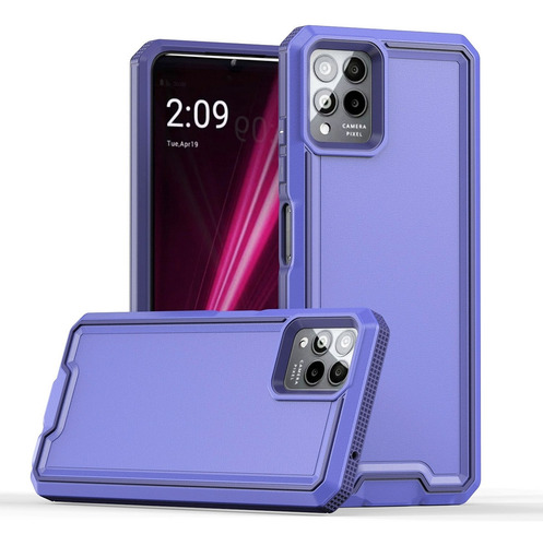 Funda Bicolor Armour Para T-mobile Revvl 6 Pro 5g