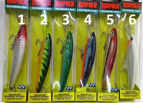 Señuelo Rapala Xrap 20 6mts 46grs 14cm Local Tribunales!!