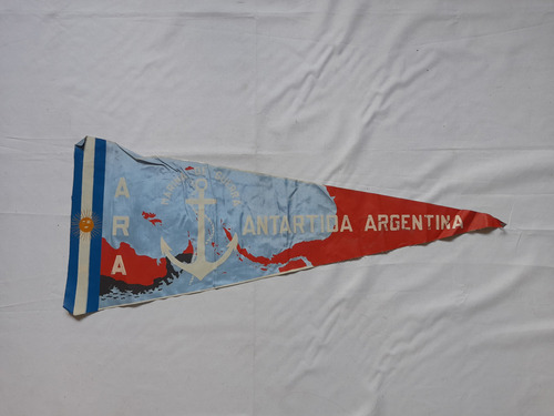 Banderin Ara Antartida Argentina. Marina De Guerra. Militar