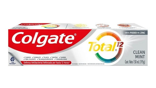 Colgate Total12 Clean Mint Crema Dental Anticaries 150 Ml