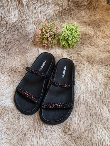 Sandália Moleca 5469.118.26524 Feminina Multi Preto