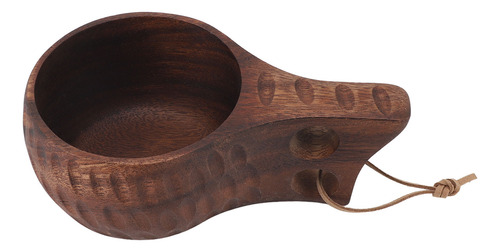 Taza De Café De Madera Con Mango Portátil De 350 Ml