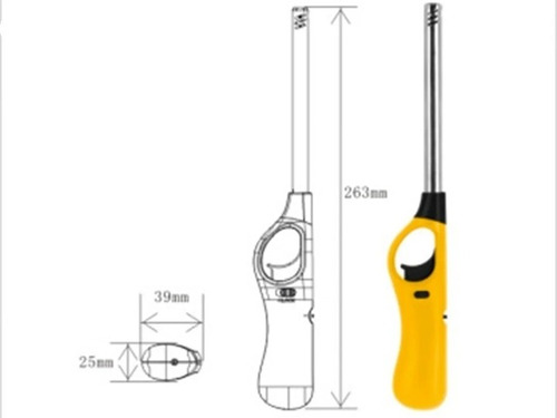 Yesquero, Encendedor De Gas, 868, Modelo 3884 Recargable
