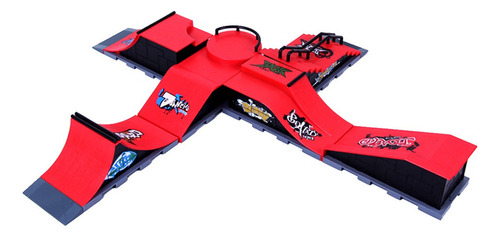 Mini Patineta Rampa Patín De Juguete Accesorio F #