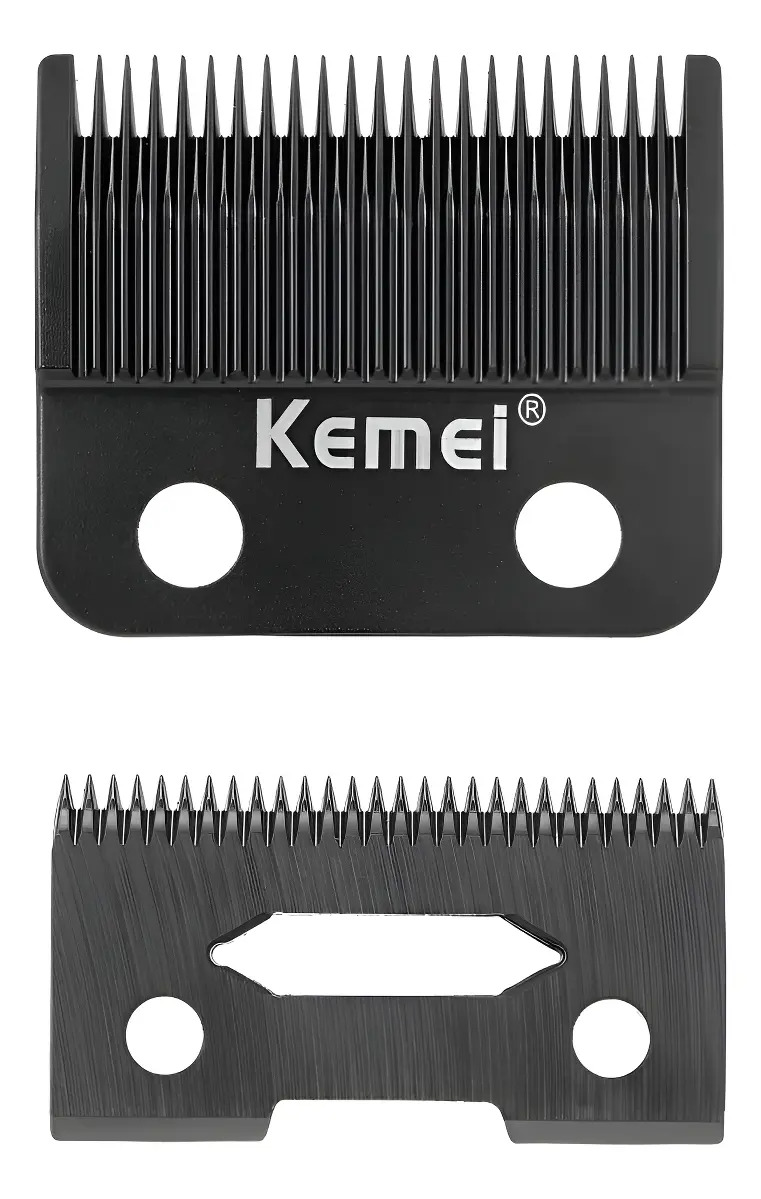 Cuchilla Kemei 2296 Para Máquina De Cortar Pelo Completa Negro