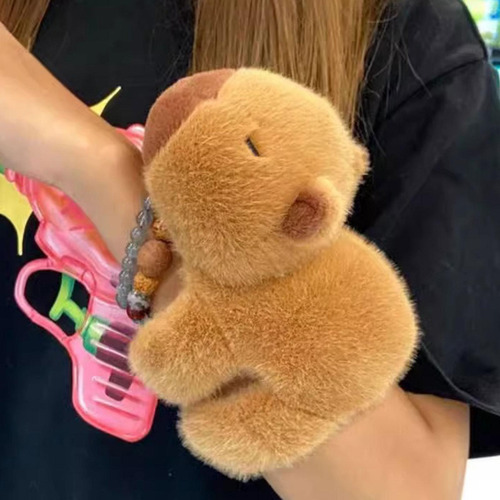 Pulseras De Bofetadas De Capibara De Peluche, Animales De