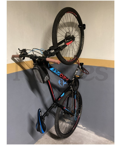Soporte Pared Colgar Bicicleta + Anclaje De Seguridad Nayres