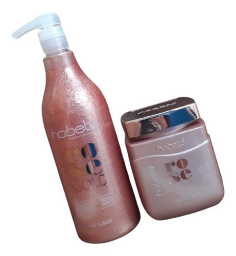 Imagem 7 de 10 de Kit Rose Gold Shampoo 750 Ml + Máscara 750 Gr