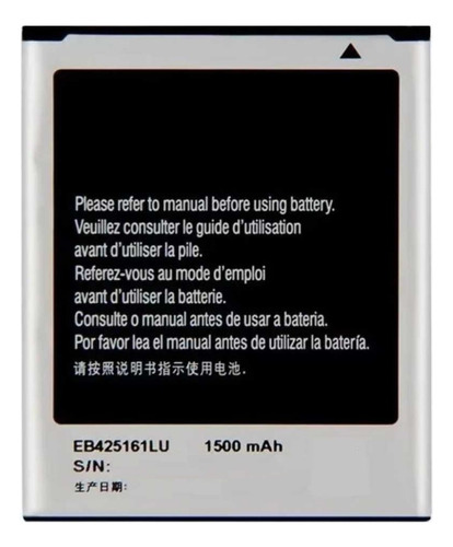 Bateira Para Galaxy S3 Mini / J1 Mini Eb425161lu Nova + Nf