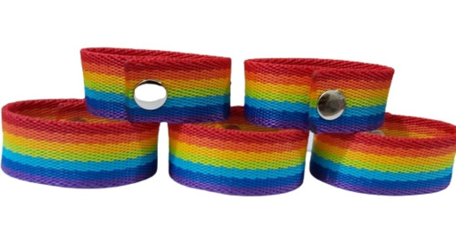 Pulseras Orgullo Gay Lgbt 3cm De Ancho Pack Por 50 