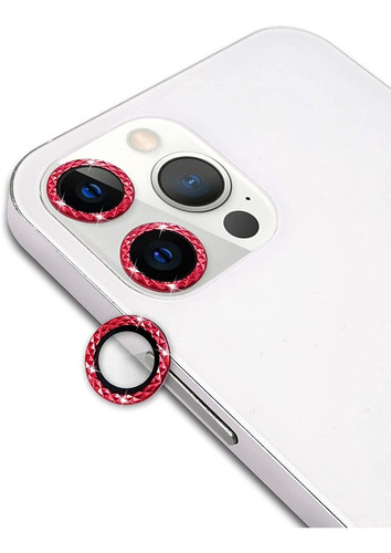 3 Protectores De Lente Para iPhone 12 Pro Max - Rojos