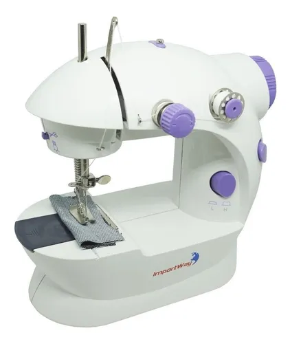 Máquina de costura reta Importway IWMC-507 portátil branca 110V/220V