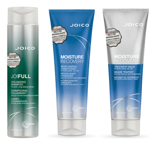 Kit Joico Para Cabelos Com Raízes Oleosas Pontas Muito Secas