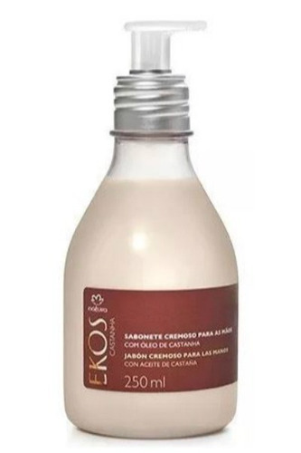 Jabón Cremoso Manos Castaña Ekos Natura 250ml