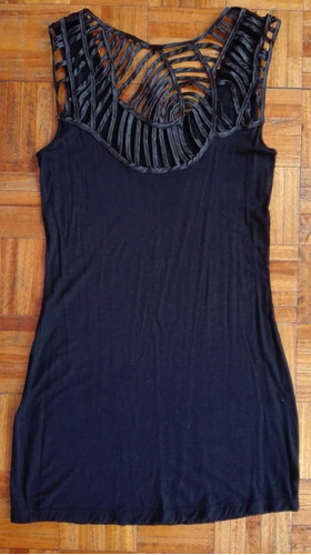 Vestido Corto Negro Ossira Talle S