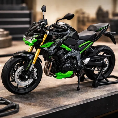 Wjee.. Zzzbd Motocicleta Kawasaki Z900 Se 2024 Na Escala 1/1