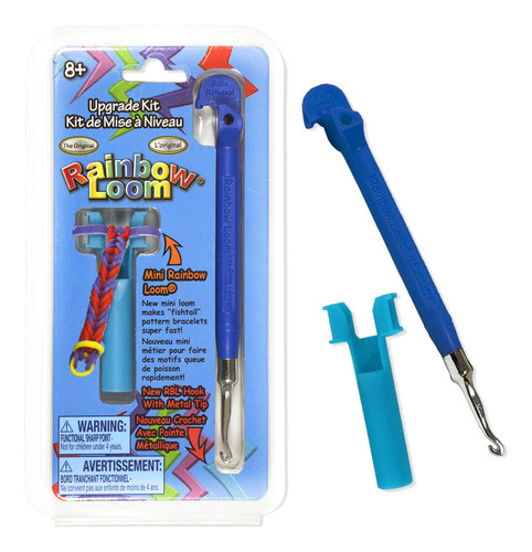 Gancho De Metal Rainbow Loom, De Color Azul. Kit De Actualiz