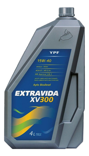 Aceite Ypf Extra-vida Xv300 15w40