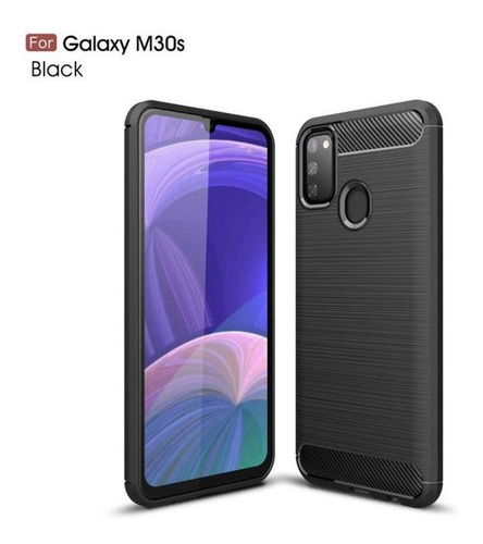 Funda De Tpu De Fibra De Carbono Con Textura Cepillada Para