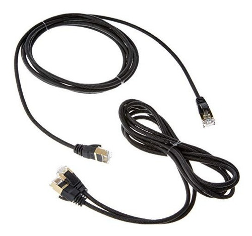 2 Cables Cat 8 Ethernet De Alta Velocidad 20 Gbps Stp Rj45 G