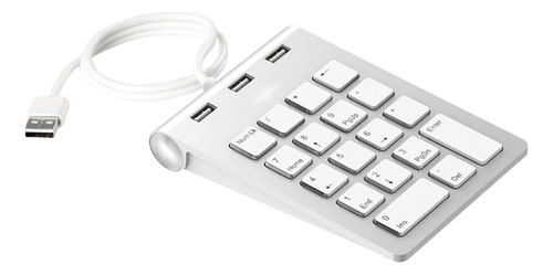 Numérico Usb Con Cable, Numérico Portátil De 18 Teclas,